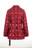 Bandhani Hand-beaded Trench Coat