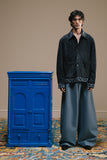 Meeran Hand Embroidered Suede Shirt Jacket