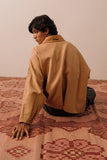 Hand Embroidered Cocoon Overshirt