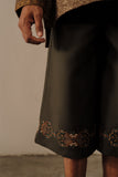 Hand Embroidered Bermuda Shorts
