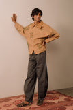 Hand Embroidered Cocoon Overshirt
