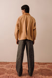 Hand Embroidered Cocoon Overshirt