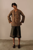 Hand Embroidered Bermuda Shorts