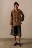 Hand Embroidered Bermuda Shorts