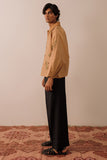 Hand Embroidered Cocoon Overshirt