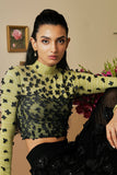 'RAAT KI RANI' CROP LACE BLOUSE