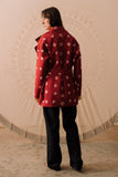 Bandhani Hand-beaded Trench Coat