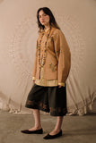 Hand Embroidered Cocoon Overshirt
