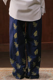 Zeenah Hand Embellished Denim Trousers
