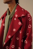 Bandhani Hand-beaded Trench Coat
