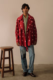 Bandhani Hand-beaded Trench Coat
