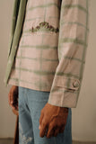 Hand-dyed and Hand Embroidered Tie Shirt
