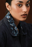 Meeran Hand Embroidered Suede Shirt Jacket