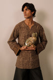Hand Embroidered Blockprint Kurta