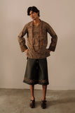 Hand Embroidered Blockprint Kurta