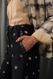 Hand-dyed and Hand Embroidered Bandhani Pyjama Trousers
