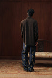 Zeenah Hand Embellished Denim Trousers