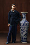 Meeran Hand Embroidered Suede Shirt Jacket