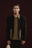 Ezra Hand Embroidered Nehru Jacket (Men)