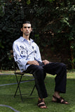 "TULIPA" CHICKAN APPLIQUE SHIRT (Men)