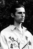 "TULIPA" CHICKAN APPLIQUE SHIRT (Men)