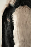 ‘TIMUR' FAUX FUR VARSITY JACKET (M)