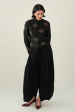 'RAAG' BLACK DRAPED TROUSERS (F)