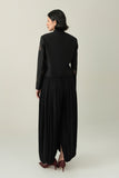 'RAAG' BLACK DRAPED TROUSERS (F)