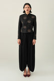 'RAAG' BLACK DRAPED TROUSERS (F)