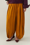 'RAAG' MUSTARD DRAPED TROUSER (F)