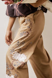 'FAIZ' EMBROIDERED TROUSERS