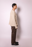 'SPROUT' RELAXED-FIT KNIT SWEATER