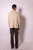 'SPROUT' RELAXED-FIT KNIT SWEATER