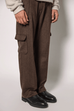 'FUNCTION' TEXTURED TWEED TROUSERS